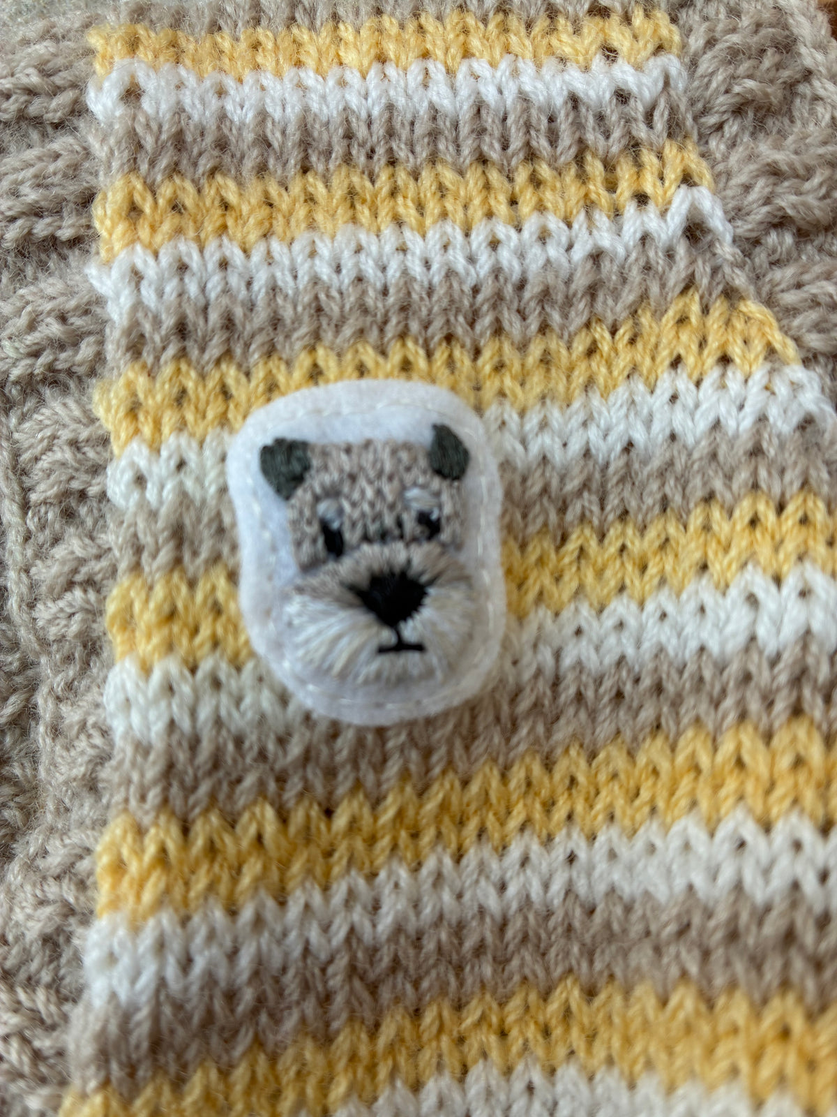 Little Terrier Knitted Vest