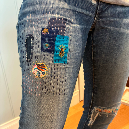 Slow Stitch &amp; Visible Mending Kits (No Sewing Machine Required)